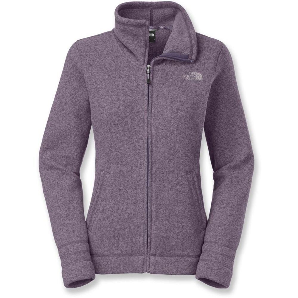 The North Face Womens Crescent Full Zip Sweater Fleece Warm Winter Size Medium